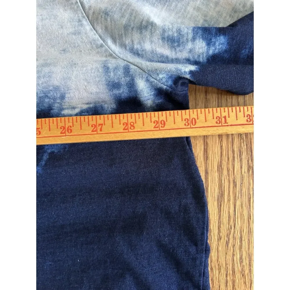 Polo Ralph Lauren Hoodie 4XB Big Blue White Tie Dye Long Sleeve Pony Cotton